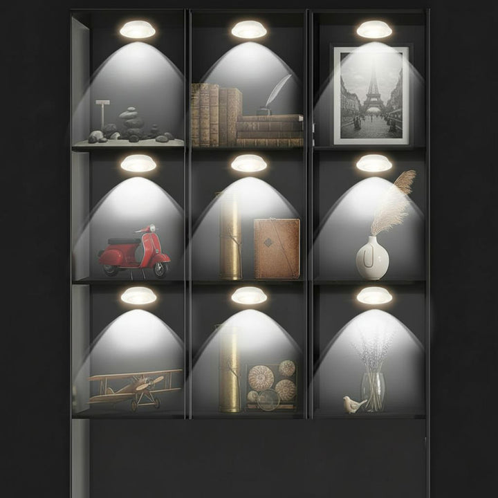 Draadloze op afstand bedienbare LED lamp 6 stuks 3xAAA batterij Maclean Energy MCE165