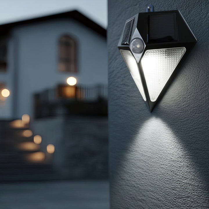 Solarlamp met bewegingssensor 6 LED Maclean Energy MCE168