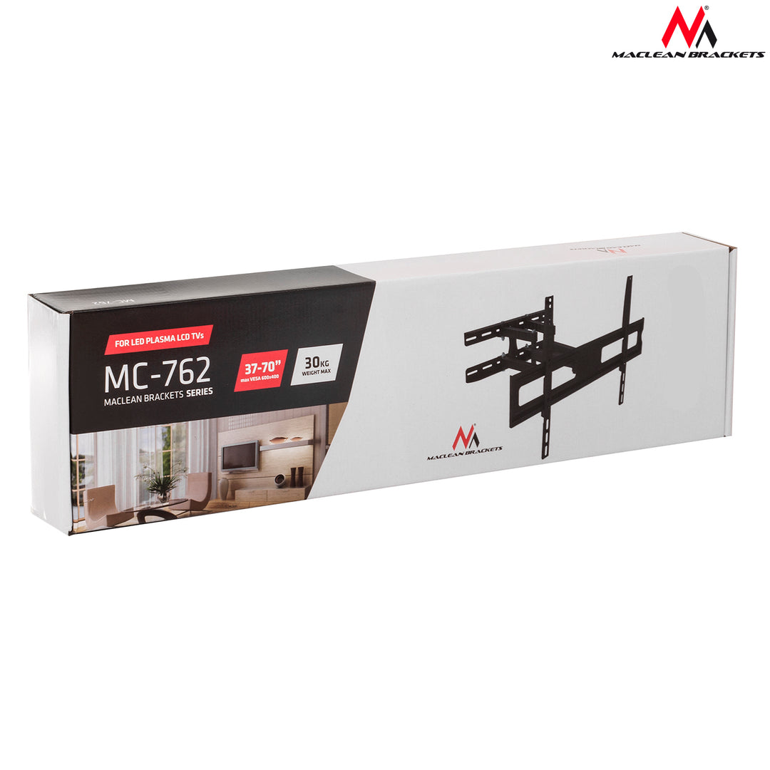 Support mural universel pour téléviseur ou écran 37-80" 30kg Maclean MC-762