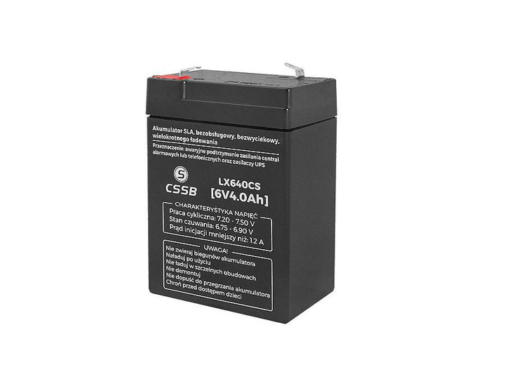 Batterie gel 6V 4Ah AGM sans entretien, sans fuite, rechargeable CSSB