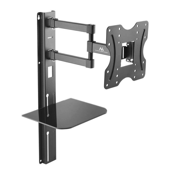 Support TV avec étagère pour DVD Maclean, VESA 200x200, 23"-42", 30 kg, MC-771