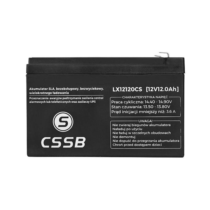 Batterie gel rechargeable 12V 12Ah sans entretien CSSB