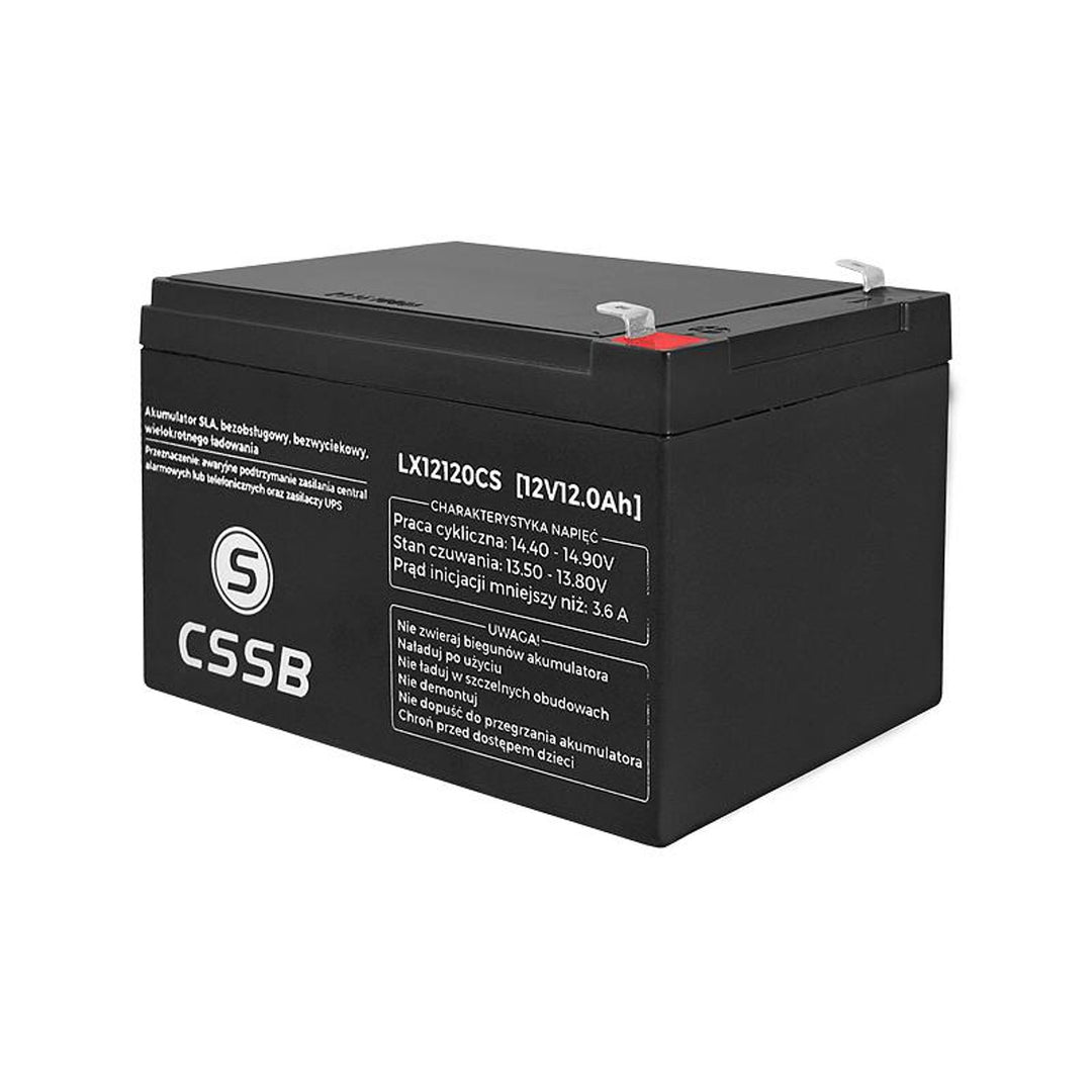 Batterie gel rechargeable 12V 12Ah sans entretien CSSB