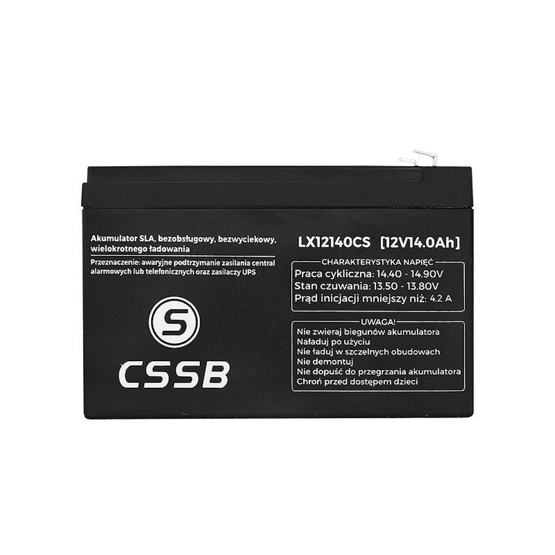 12V 14Ah onderhoudsvrije oplaadbare gelaccu CSSB