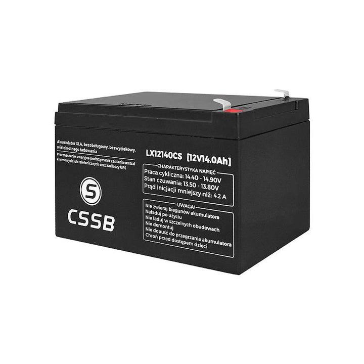 12V 14Ah onderhoudsvrije oplaadbare gelaccu CSSB