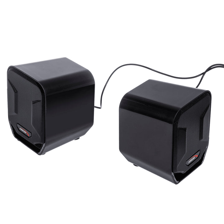 Haut-parleurs d'ordinateur USB 6W Blue&Black Audiocore AC865 B