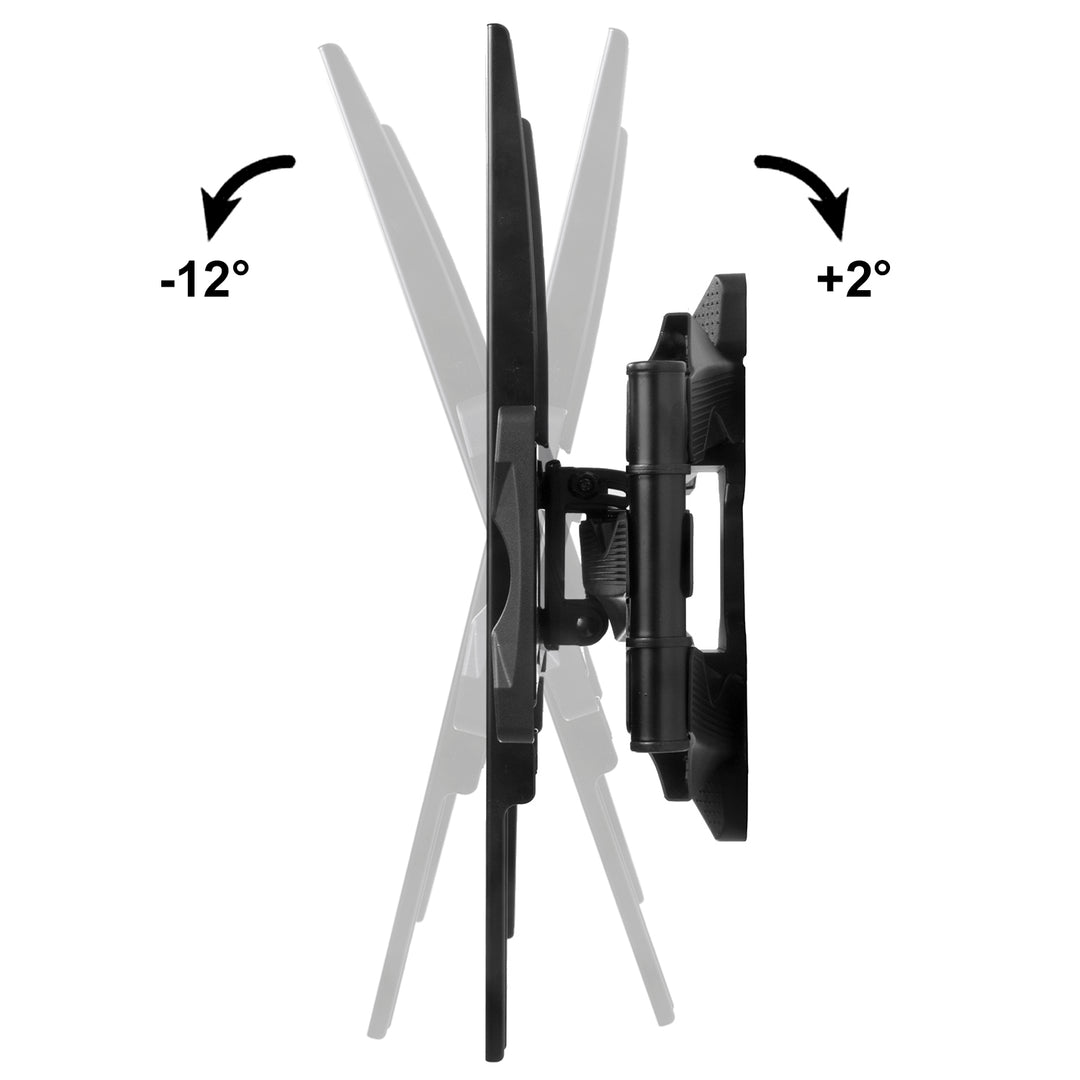 Support TV 26-55" jusqu'à 45kg VESA 400x400 noir Maclean MC-781