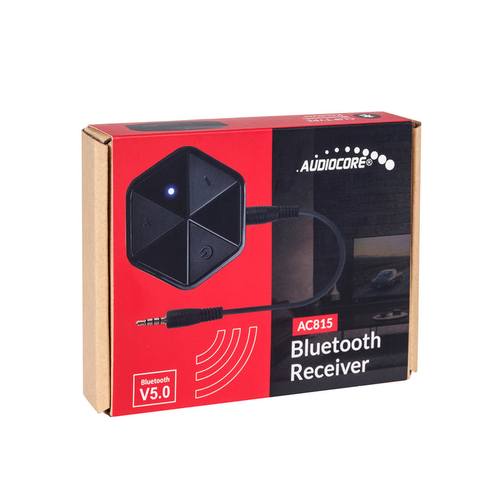 Récepteur adaptateur Bluetooth avec clip Audiocore AC815 - HSP, HFP, A2DP, AVRCP