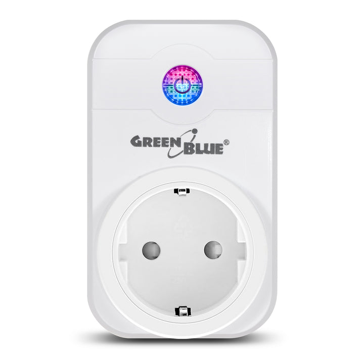 Smart WiFi afstandsbediening stopcontact Duits type 2300W GreenBlue GB155G