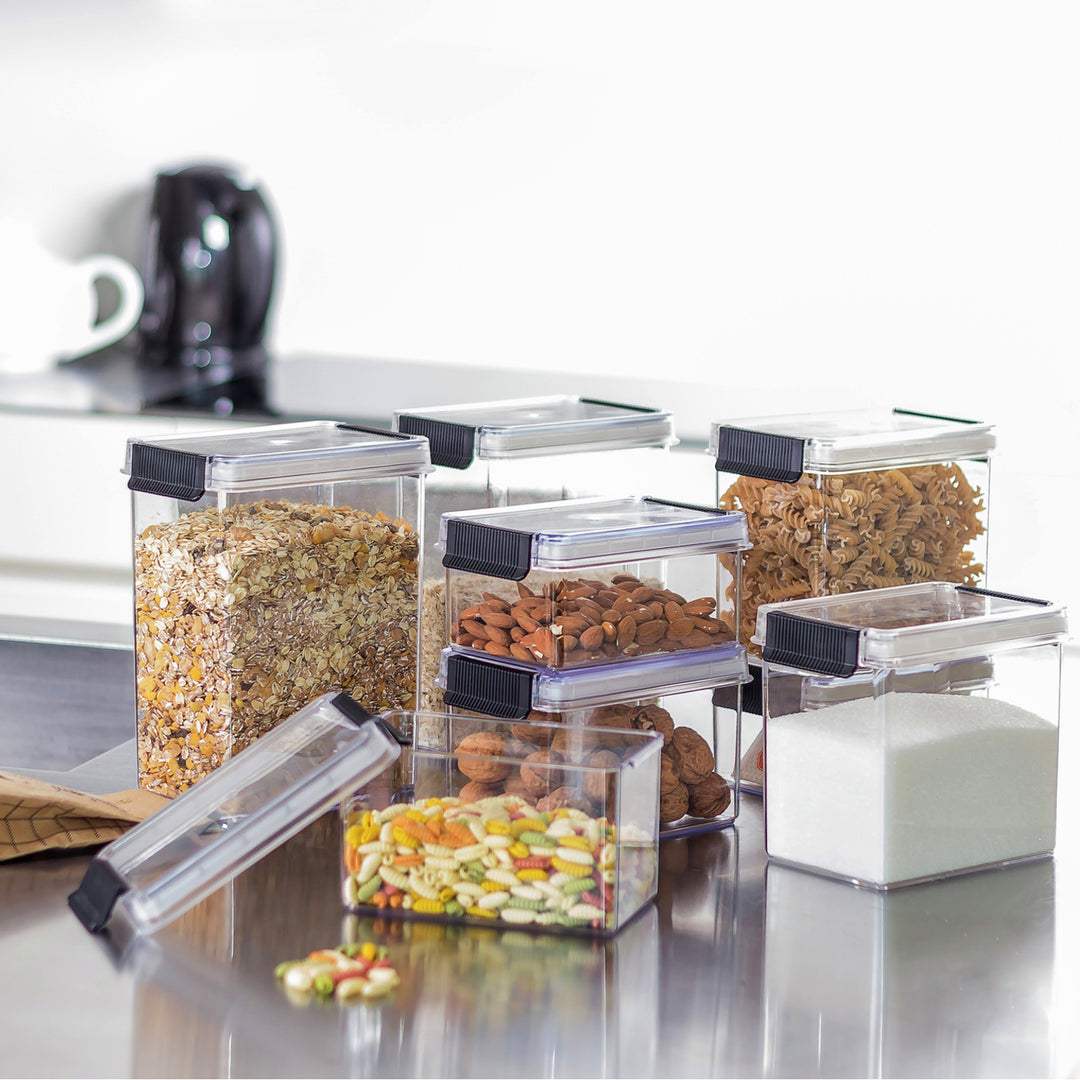 Conteneur Plast Team Oslo 1.2L avec clips pour produits en vrac