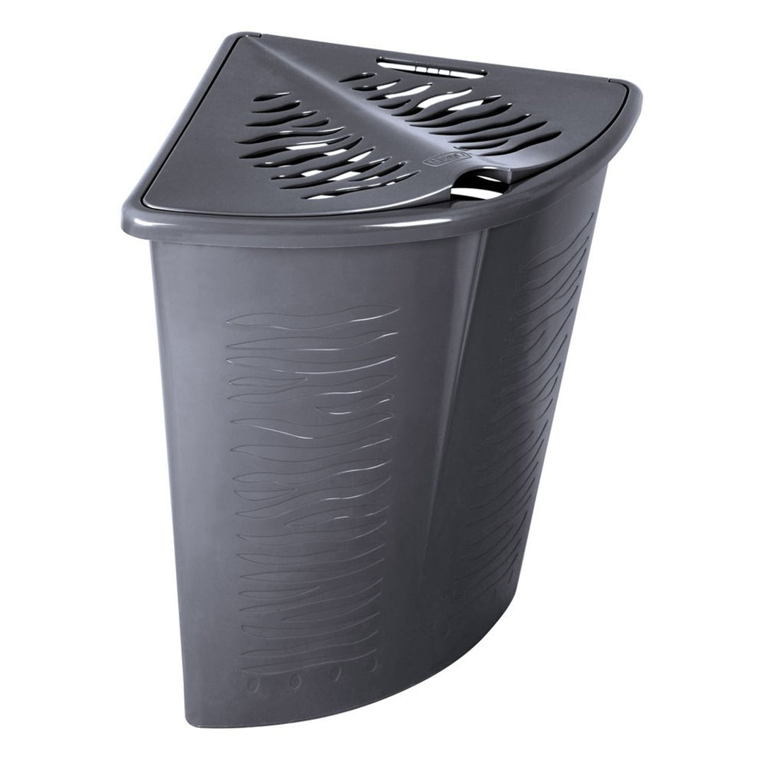 BranQ Zebra hoekwasmand grijze kleur 4,5L