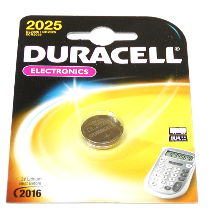 CR-2025 Pile au lithium DURACELL DL2025 / CR2025 3V