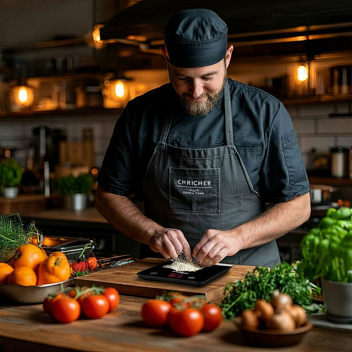 Digitale keukenweegschaal met tarrafunctie, kleur zwart GreenBlue GB171