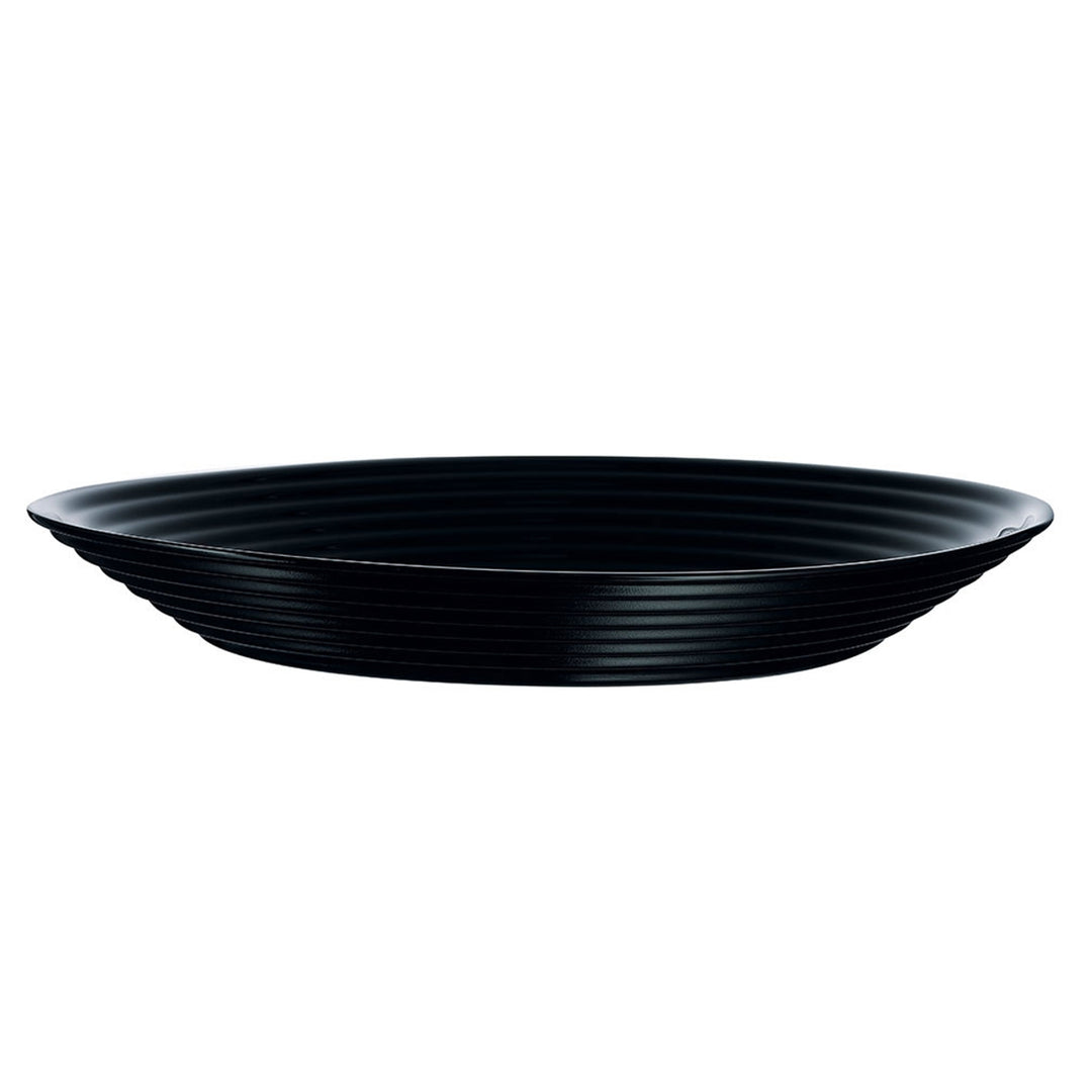 Set van 19el borden Luminarc Harena zwart gehard glas