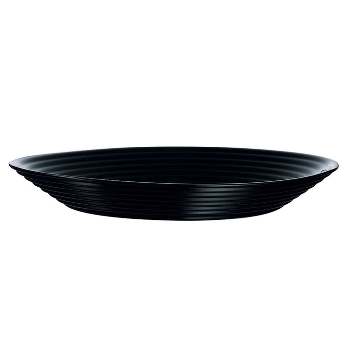 Set van 19el borden Luminarc Harena zwart gehard glas