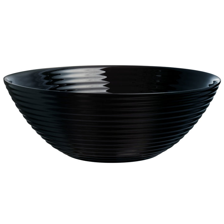 Set van 19el borden Luminarc Harena zwart gehard glas