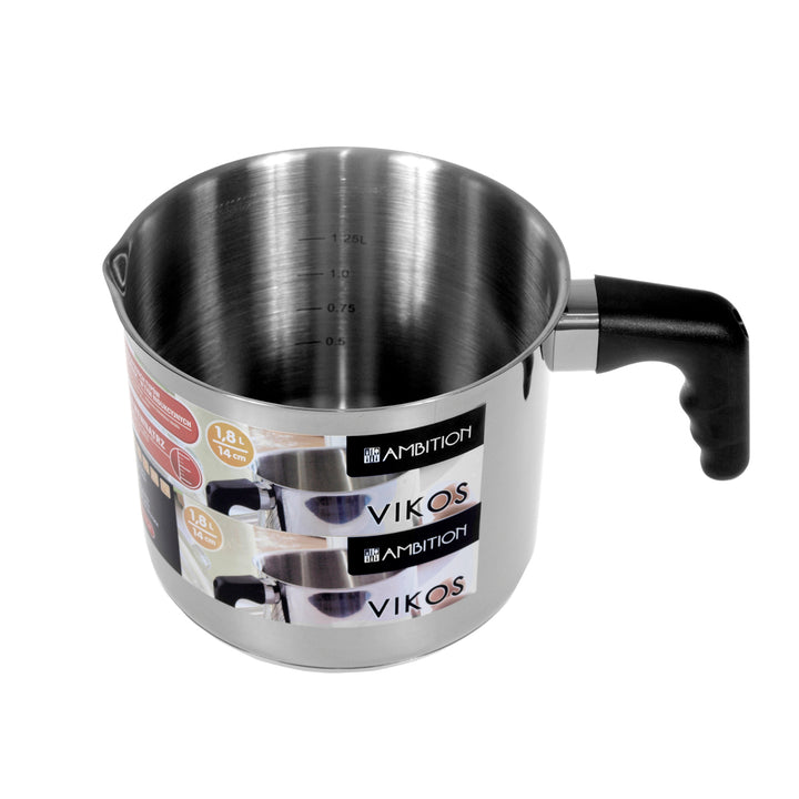 Pot à lait en acier inoxydable avec poignée Ambition Vikos 1,8 l