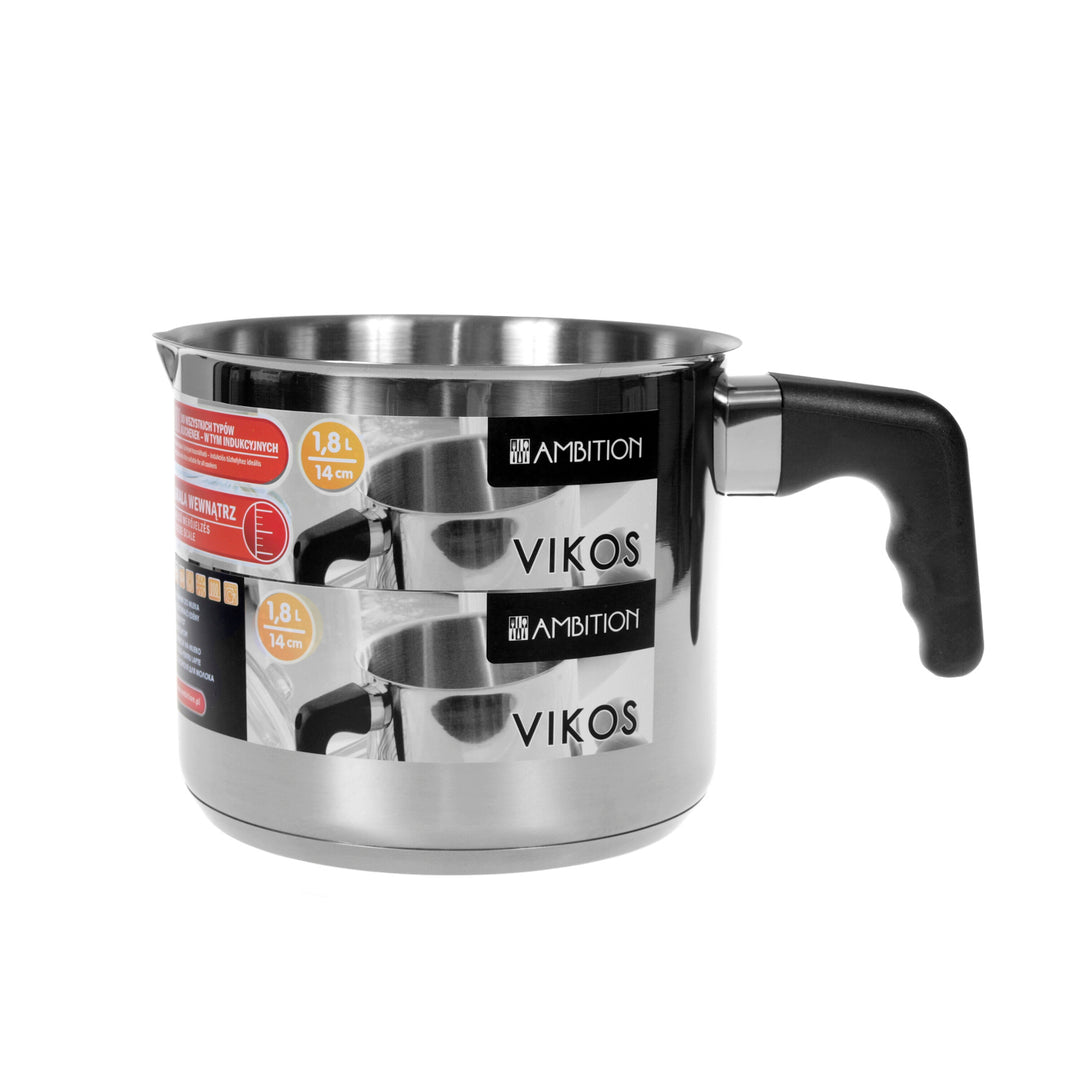 Pot à lait en acier inoxydable avec poignée Ambition Vikos 1,8 l