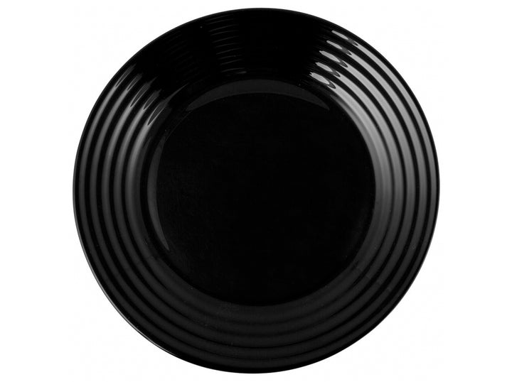 Assiette à desser ronde19 cm Harena Noir de Luminarc