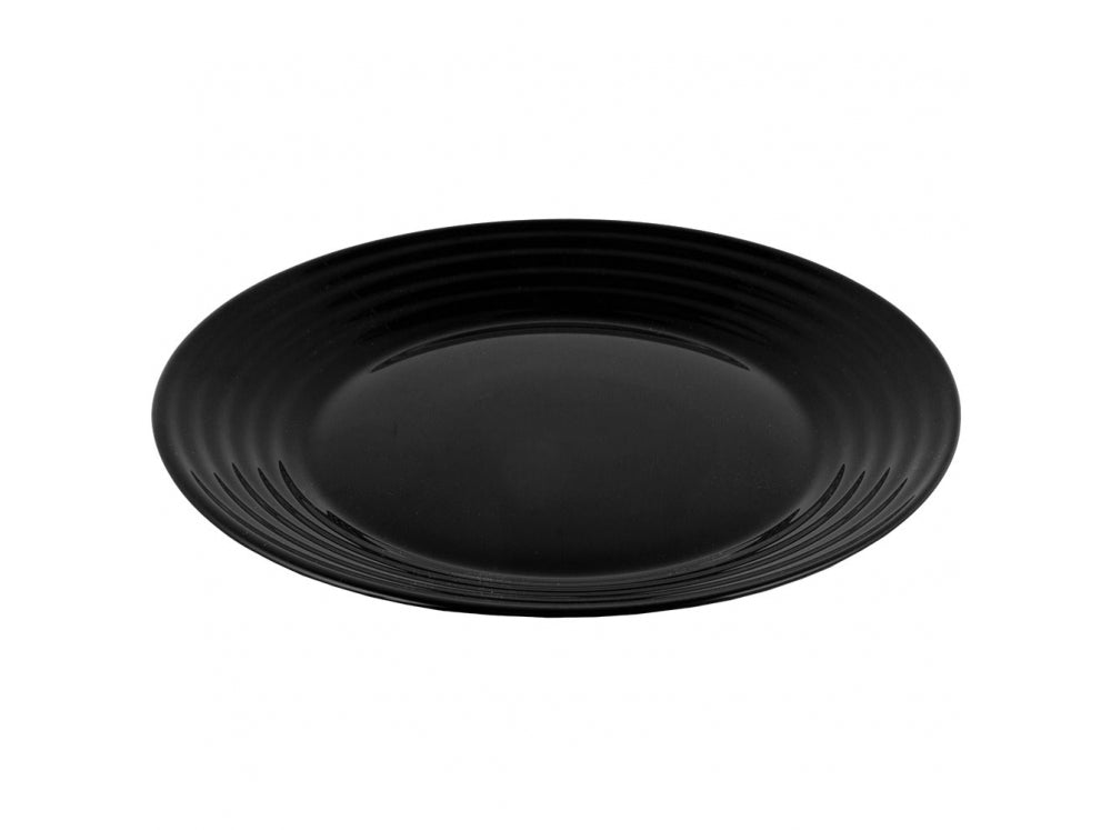 Assiette à desser ronde19 cm Harena Noir de Luminarc