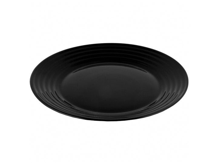 Assiette à desser ronde19 cm Harena Noir de Luminarc