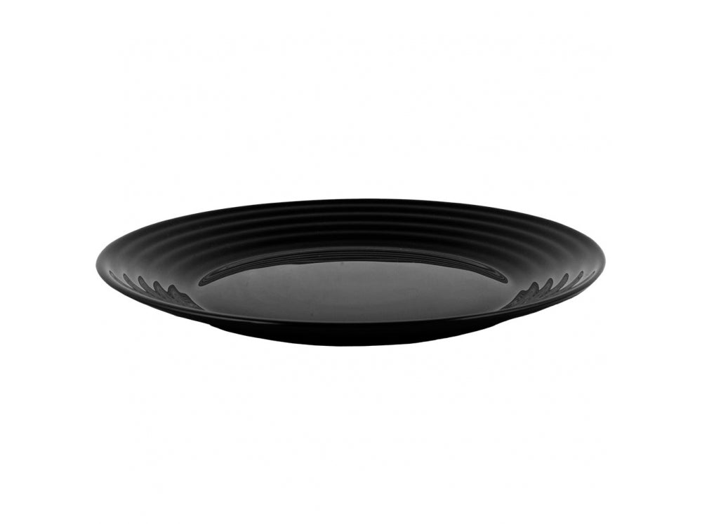 Assiette à desser ronde19 cm Harena Noir de Luminarc