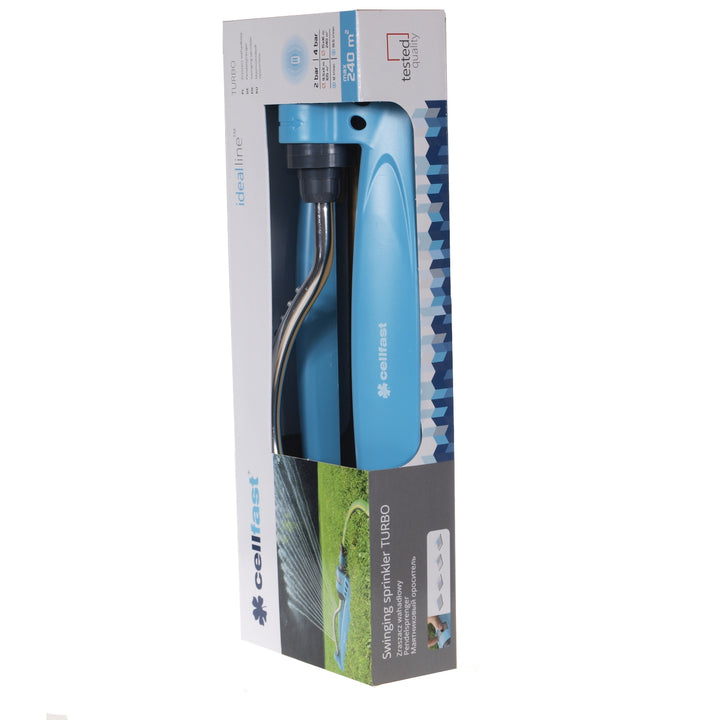 Arroseur de navette Cellfast Turbo super pratique dans le jardin