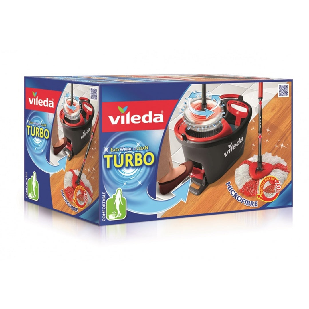 Ensemble de vadrouille rotative  Vileda Easy W&C Turbo box