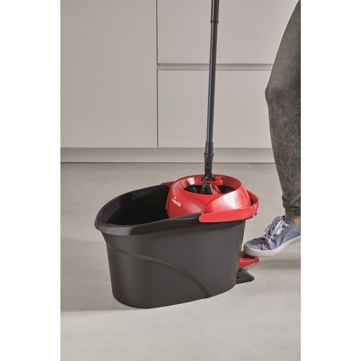 Super praktische Vileda Ultramat Turbo box roterende vlakmopset