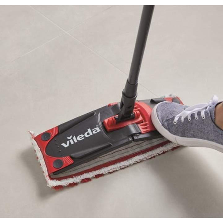 Super praktische Vileda Ultramat Turbo box roterende vlakmopset
