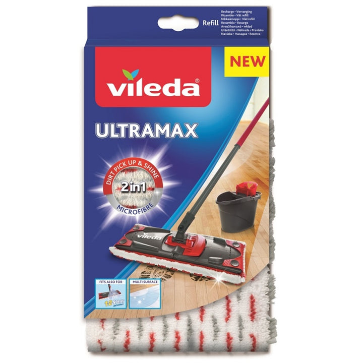VILEDA UltraMax Power 2 in 1 Navulling - Microvezel en polyester