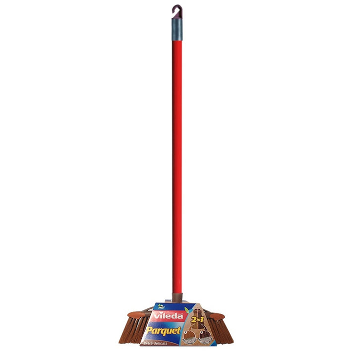 Balai avec brosse pour parquet  2 en 1 VILEDA PARQUET