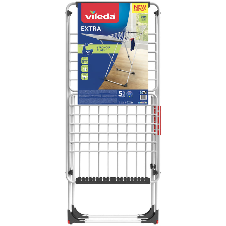 Wasdroger met klaparmen 173x93 cm Vileda Extra