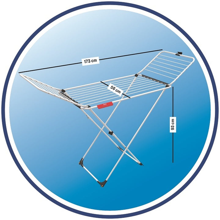 Wasdroger met klaparmen 173x93 cm Vileda Extra