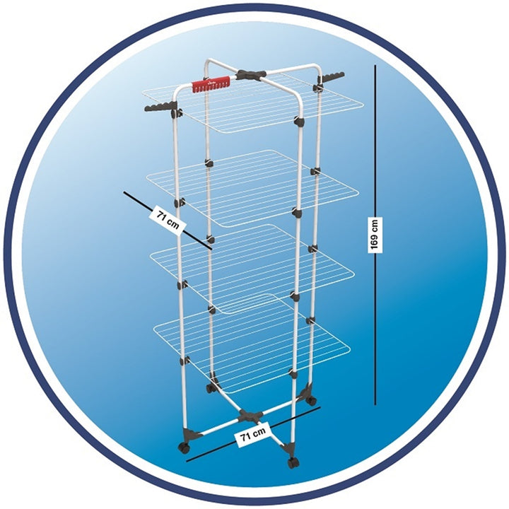 Vileda Mixer 4 Verticale wasdroger met 4 niveaus