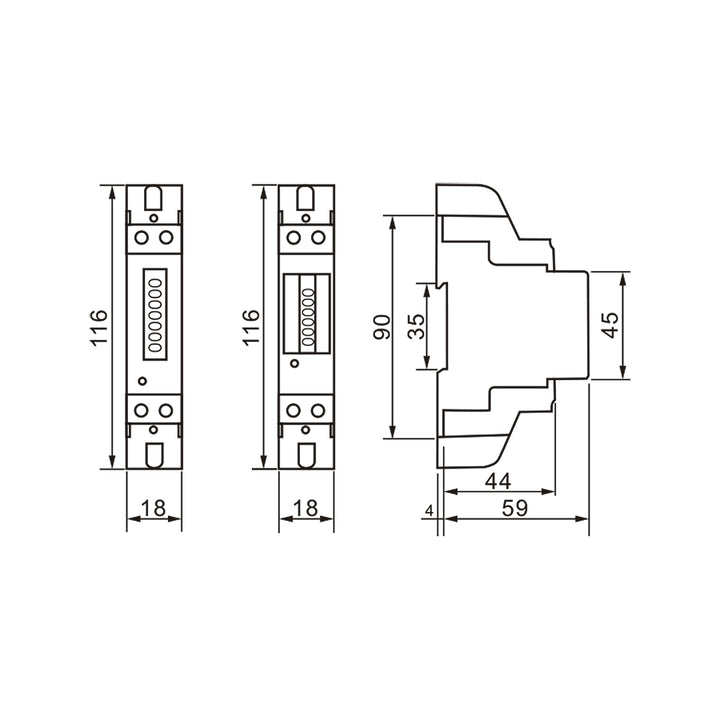 Wattmètre électronique/ Compteur de consommation Green Blue GB173