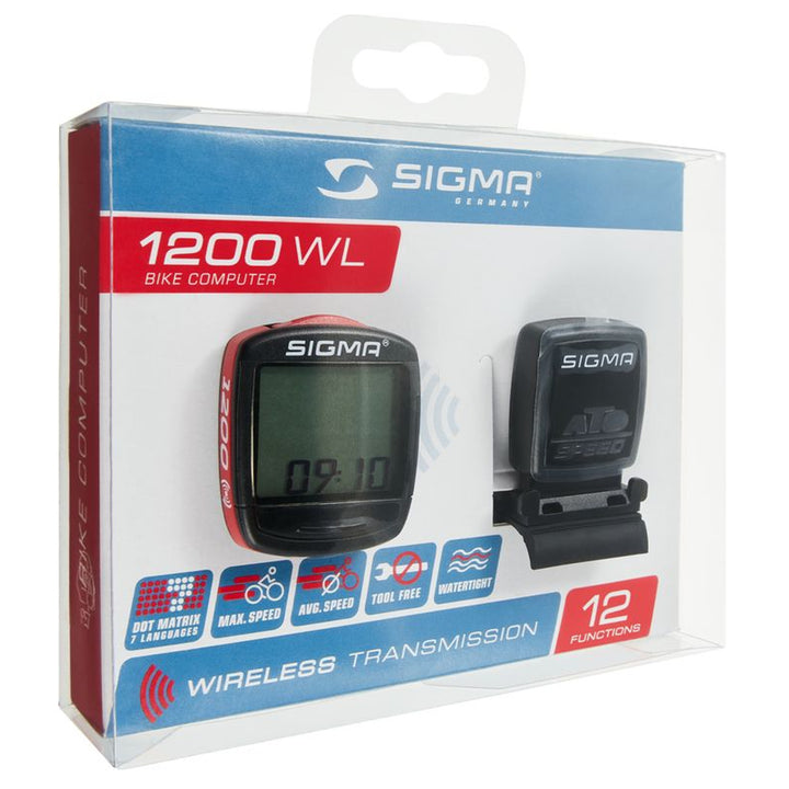 Compteur vélo compteur Sigma Base BC 1200WL Version sans fil