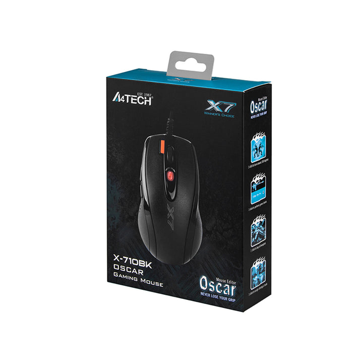 X710 XGame Extra Fire 2000DPI A4Tech souris noire Oscar