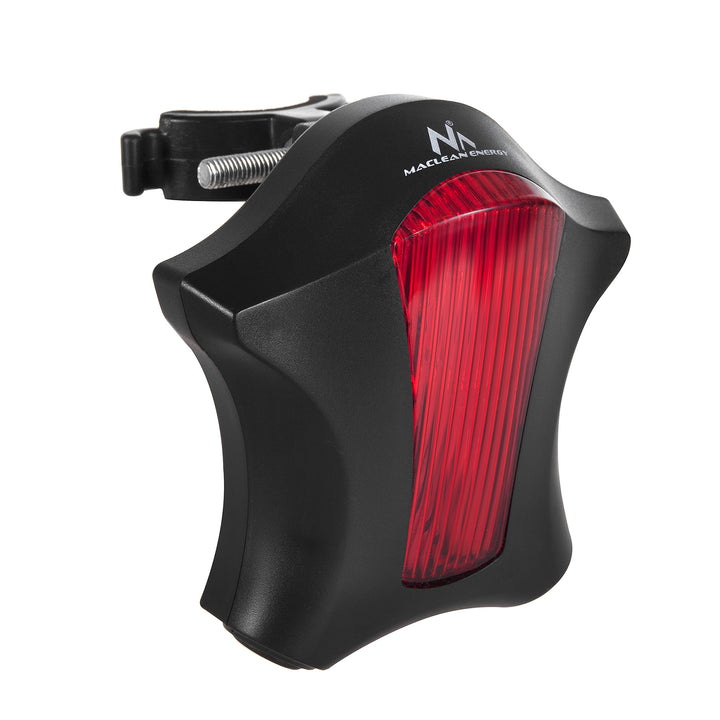Lampe de Poche de Vélo Maclean Energy MCE208 - 7 modes - 5 LED avec avertissement de distance laser