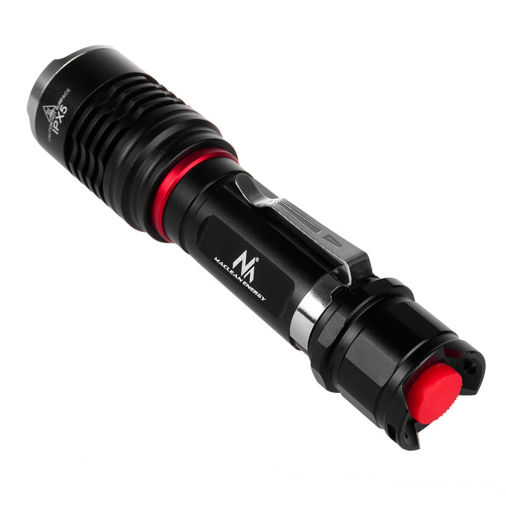 Lampe torche à LED avec support de vélo et 3 modes d'éclairage 10W 800 IPX5 Maclean MCE220 Cree