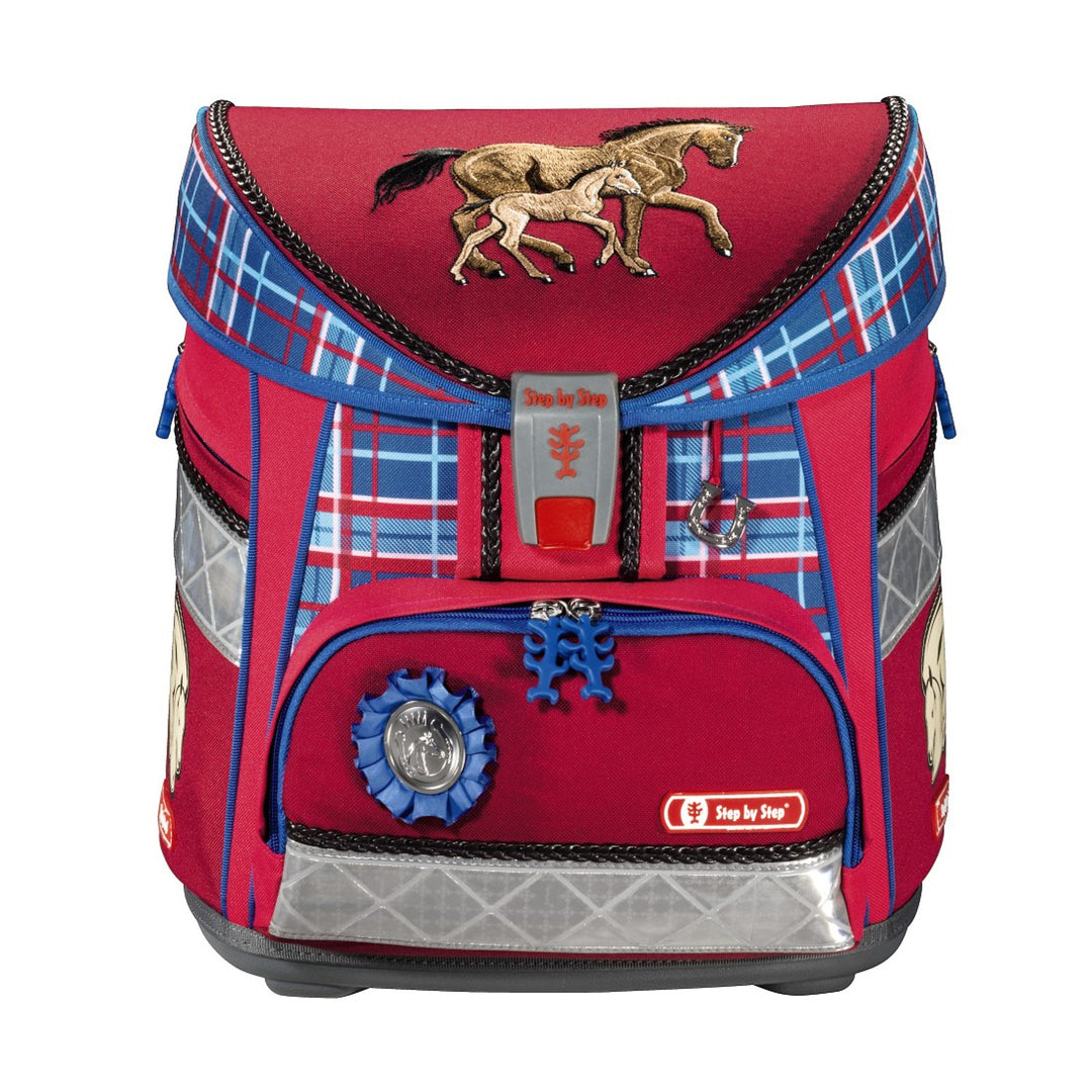 Sac à dos cartable LIGHT SINGLE HORSEFAM Sac d'école HAMA