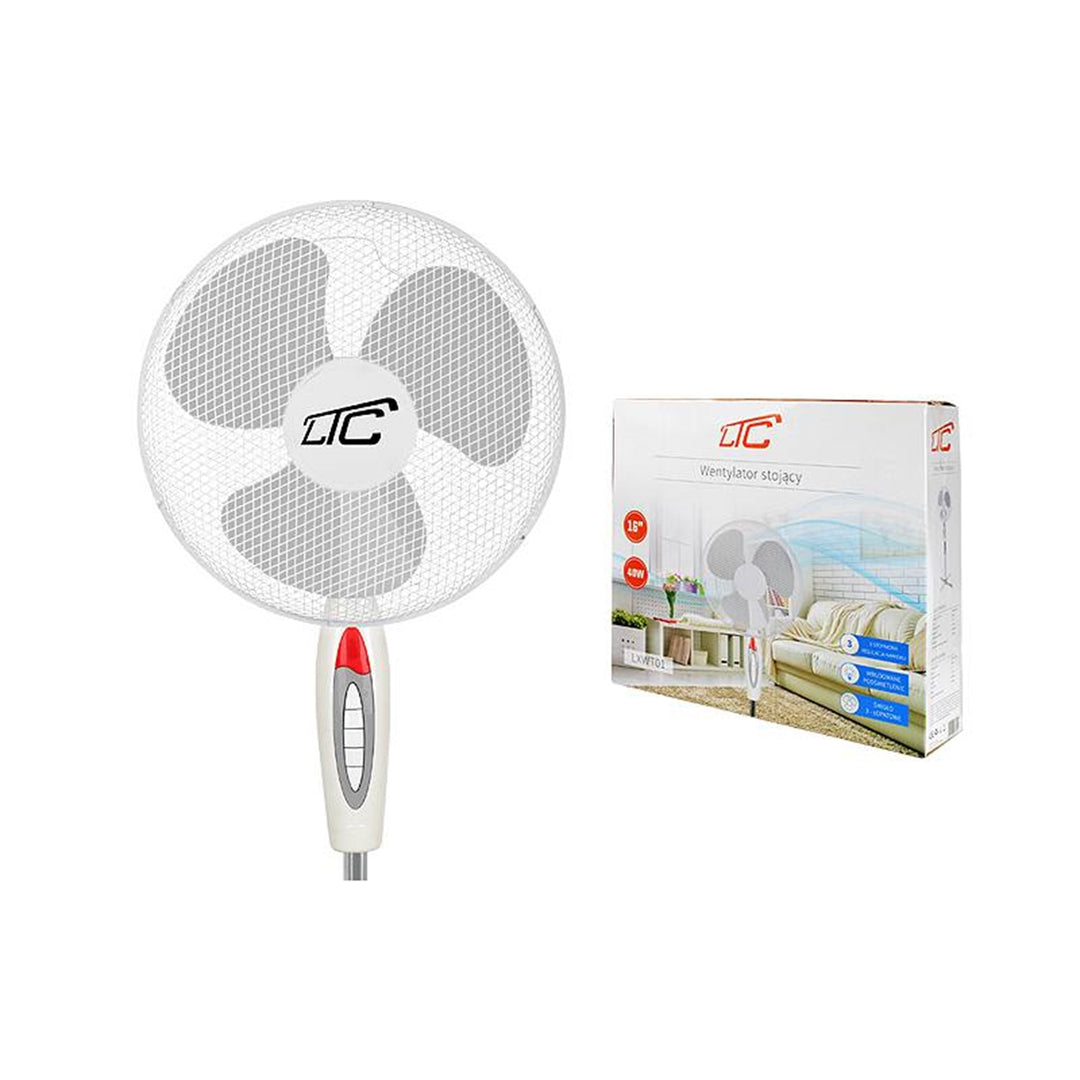 Ventilateur sur pied silencieux 40 cm 40W  LTC WT01