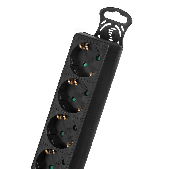 Bloc multiprise à 5 positions avec interrupteur protection Schuko 3500W 1.4m Maclean MCE226G
