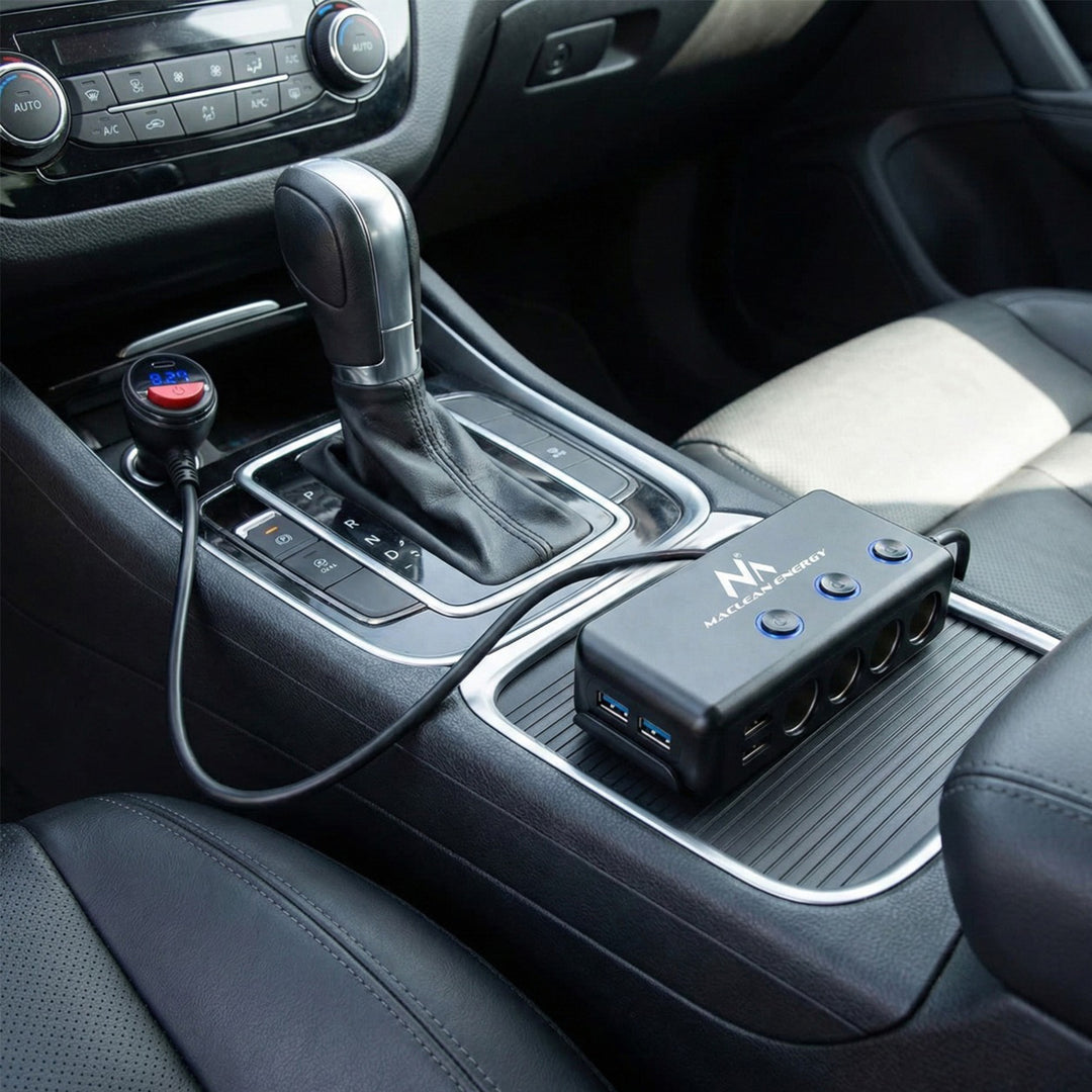 Adaptateur allume-cigare 12-24V 4xUSB PD QC Maclean MCE218