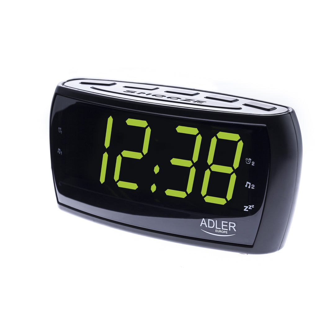 Réveil radio fm/am horloge led adler ad1121 qualité