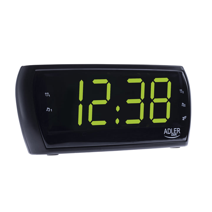 Réveil radio fm/am horloge led adler ad1121 qualité