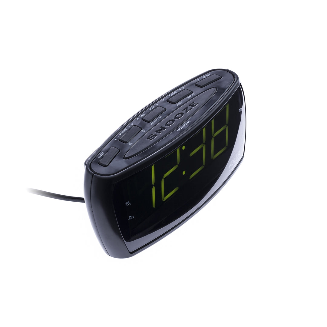 Réveil radio fm/am horloge led adler ad1121 qualité