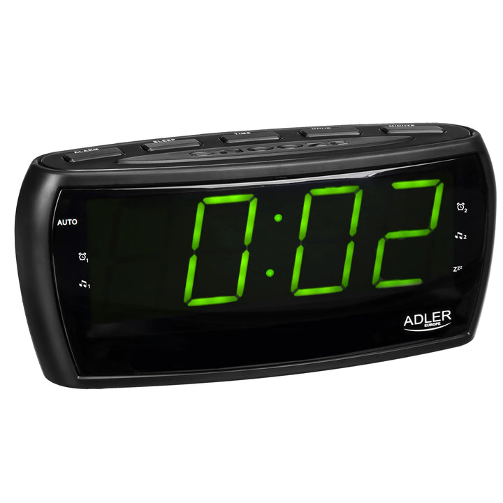 Réveil radio fm/am horloge led adler ad1121 qualité
