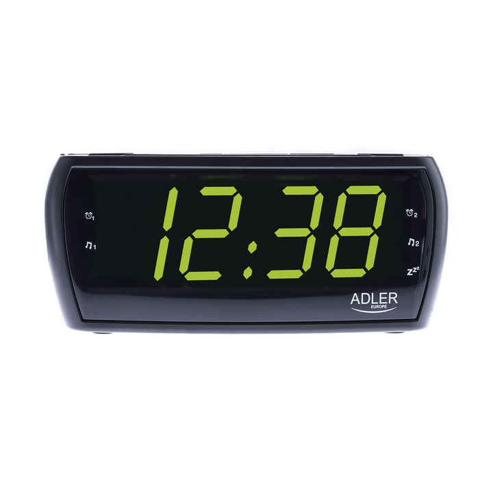 Réveil radio fm/am horloge led adler ad1121 qualité