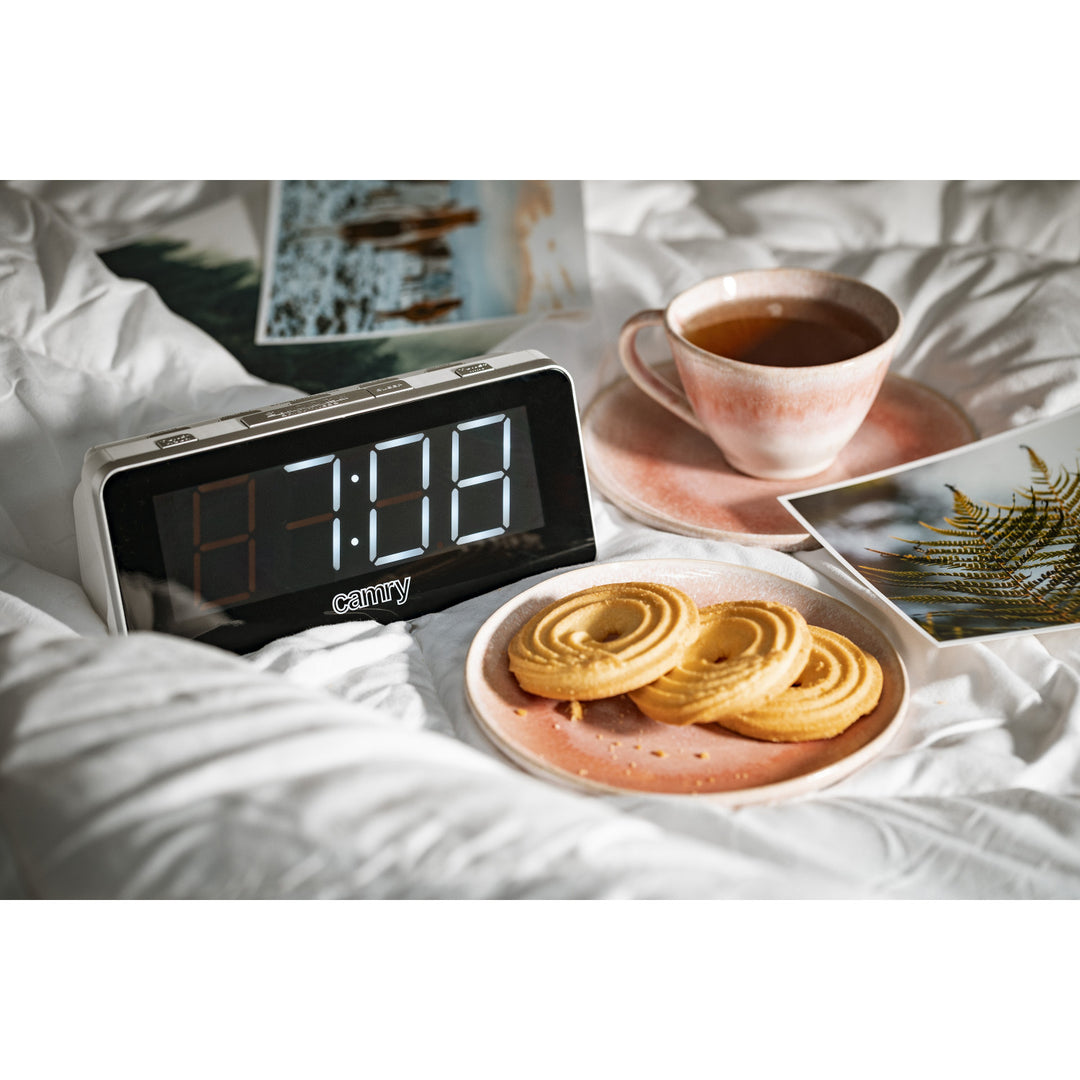 Camry CR 1156 radio réveil fréquence AM et FM affichage LED